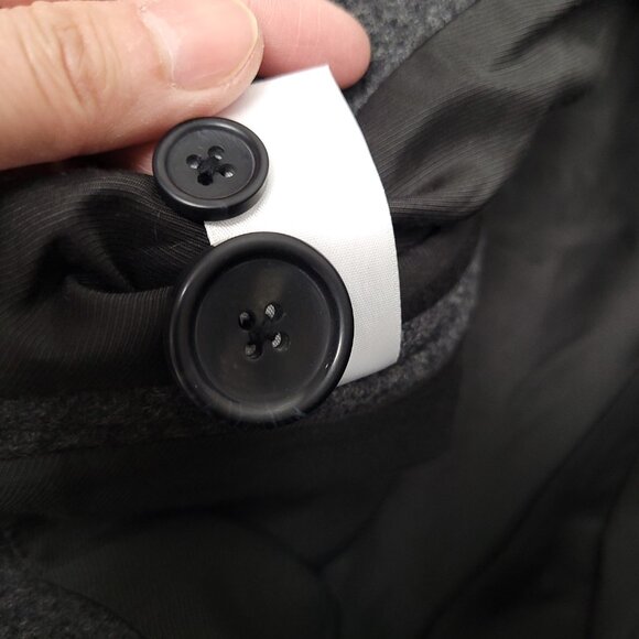 Everlane Mens Coat Wool Blend Size L - Picture 7 of 8